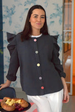 BEGOÑA BLOUSE - BLACK VICHY -