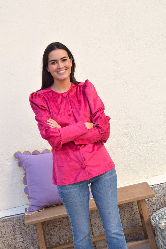 BLUSA FABIOLA CERRADA - ANTELINA FUCSIA -