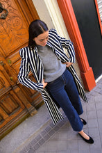 FILIPA COAT - NAVY STRIPES - PREORDER NOVEMBER 14