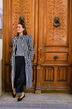 FILIPA COAT - NAVY STRIPES - PREORDER NOVEMBER 14