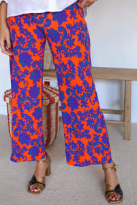 PANTALONES SOL - NARANJA Y AZUL -