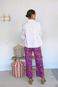 PANTALONES SOL - NARANJA Y AZUL -