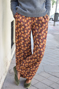 LUCIA PANTS - GARNET FLOWER - PREORDER NOVEMBER 6