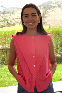 BLUSA ISABEL - CORAL