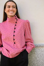 BLUSA VICTORIA - LUNARES ROSA