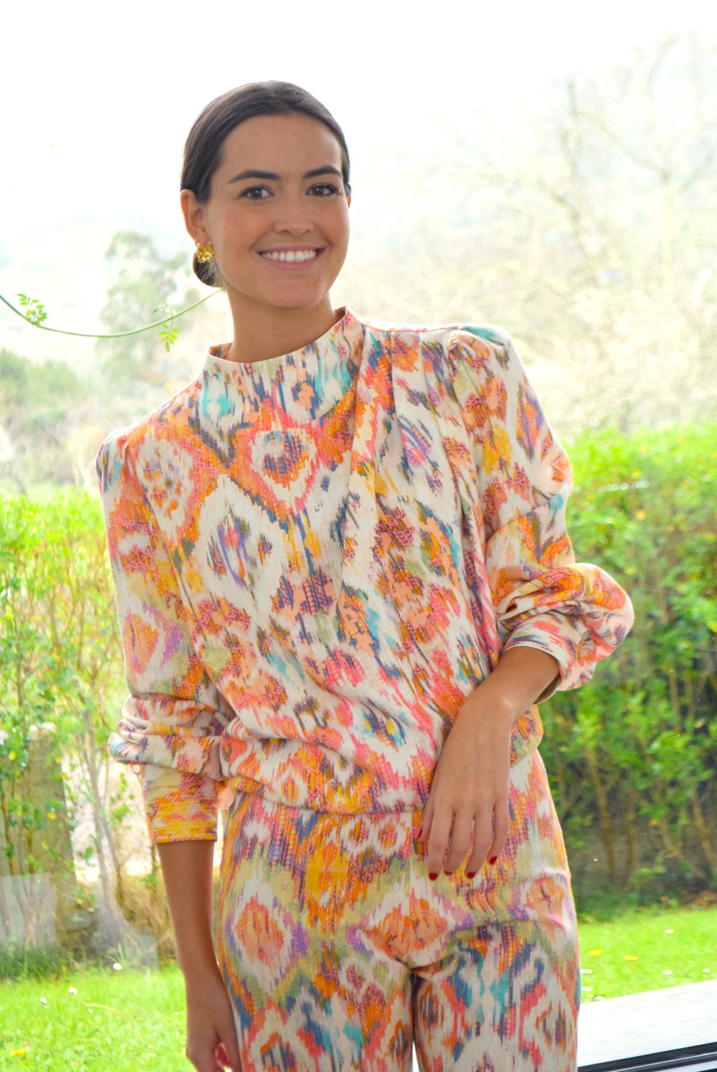 BLUSA MICAELA - IKAT CRUDO -