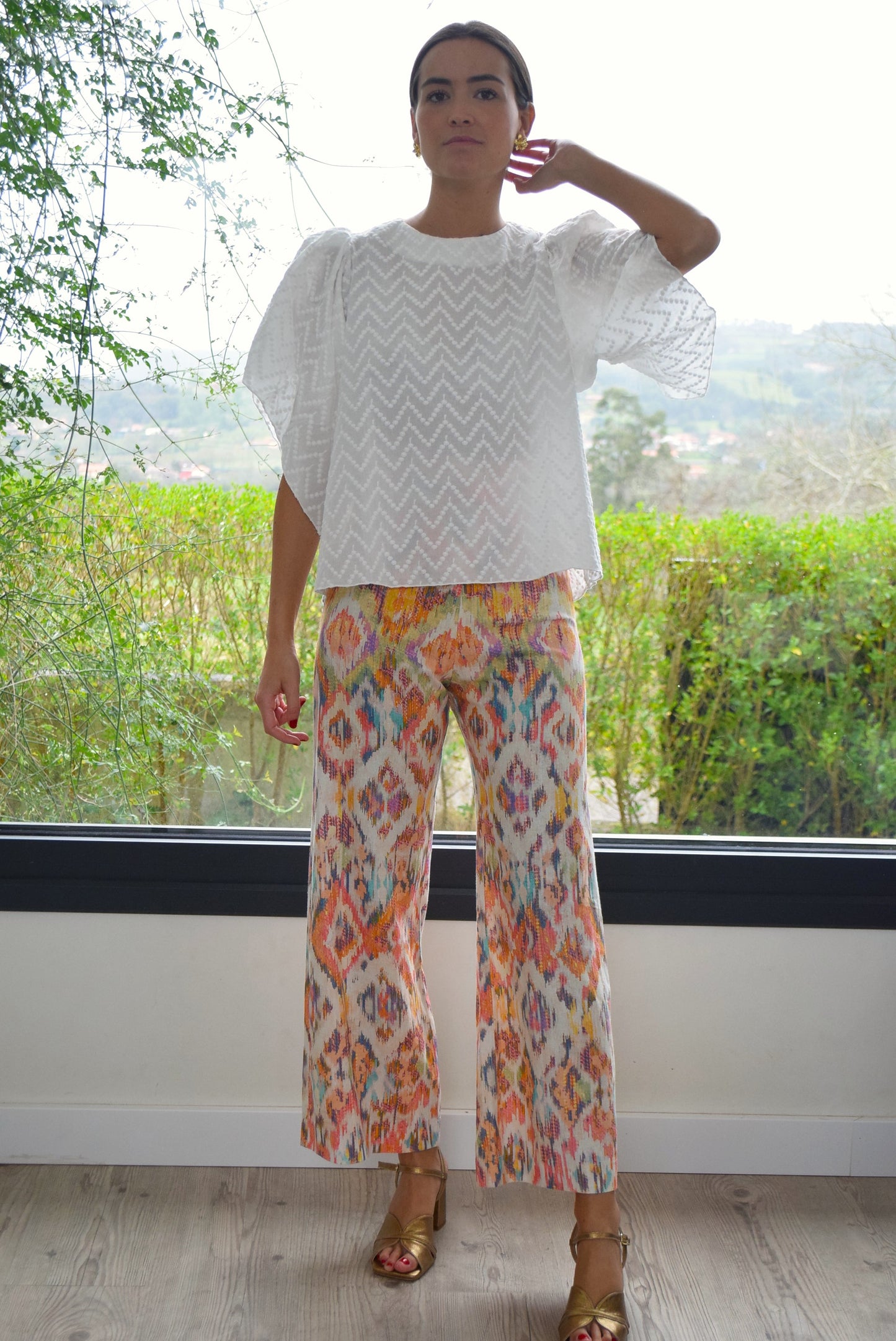 SOL PANTS - RAW IKAT -