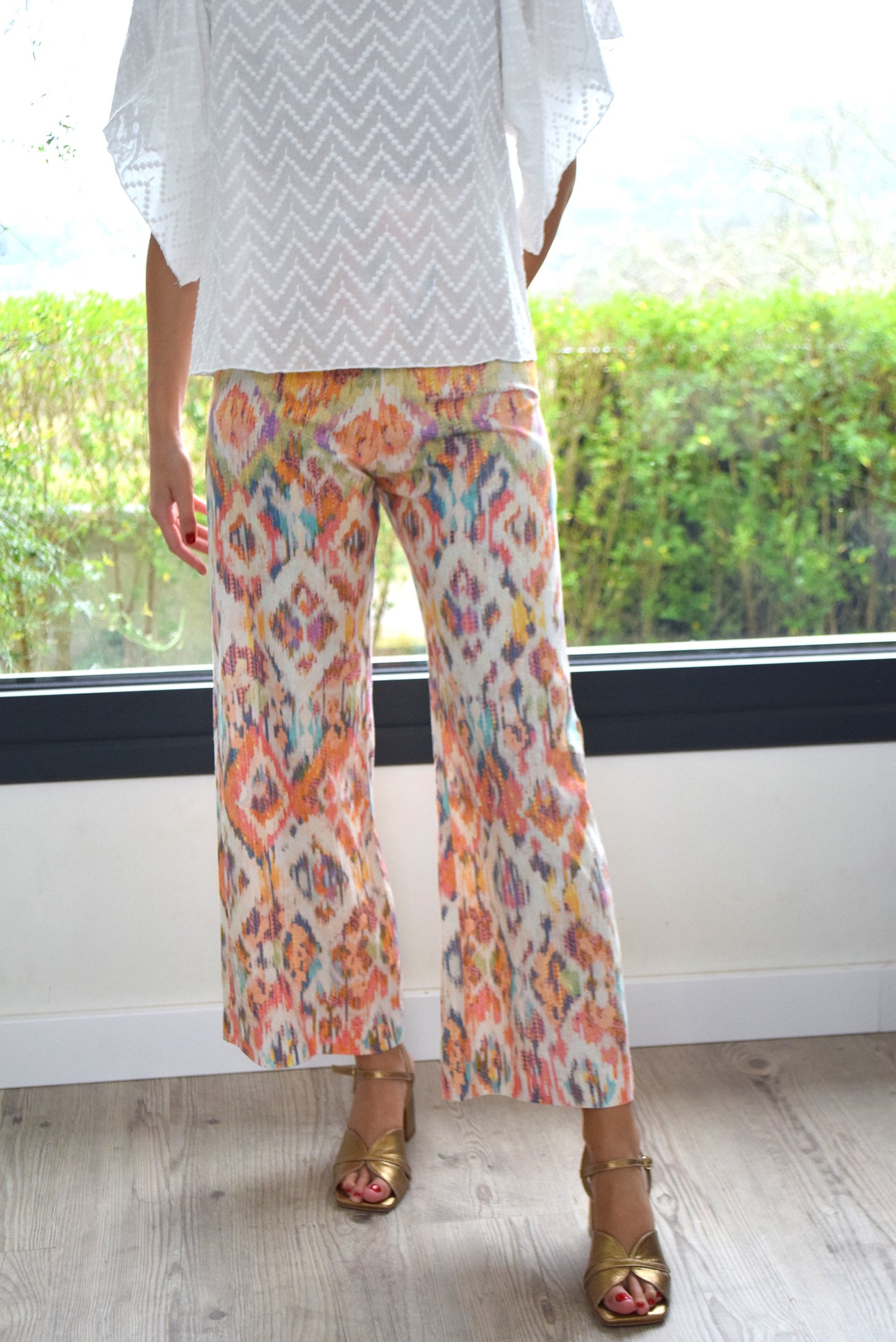 SOL PANTS - RAW IKAT -