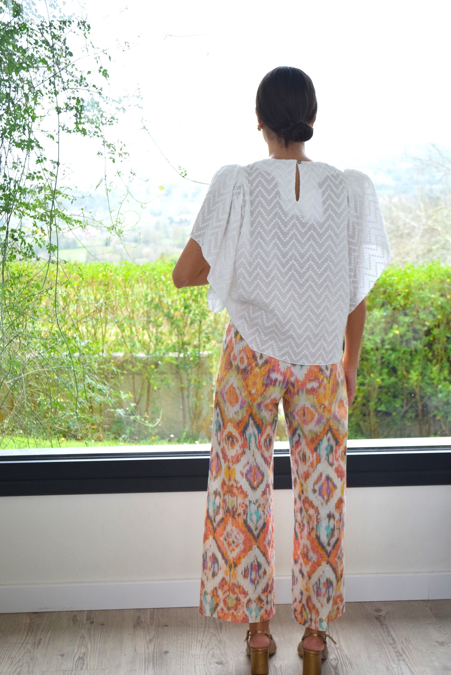 PANTALONES SOL -  IKAT CRUDO -