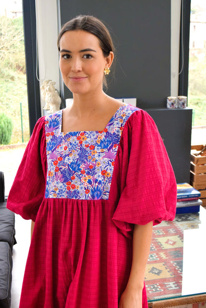 VESTIDO SIMONETA - FUCSIA -