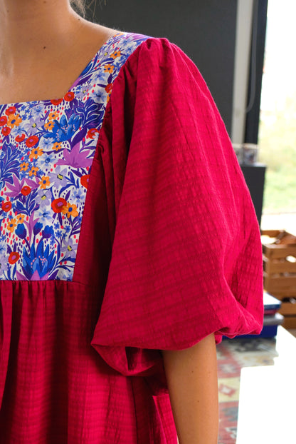 VESTIDO SIMONETA - FUCSIA -