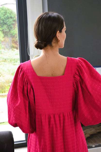 VESTIDO SIMONETA - FUCSIA -