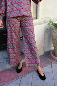 PANTALONES SOL - ROSA Y VERDE