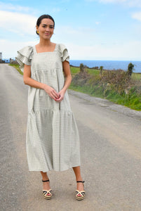 VESTIDO EMILIA - VICHY VERDE -