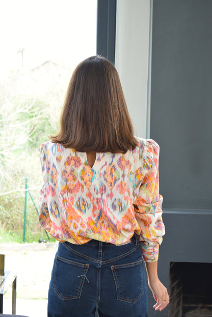 BLUSA MICAELA - IKAT CRUDO -