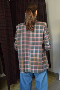 BLAZER DANIELA- TARTAN GRIS -