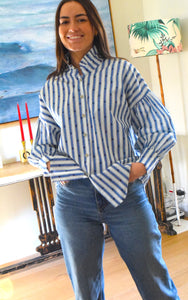 BLUSA COPENHAGUE - AZUL -