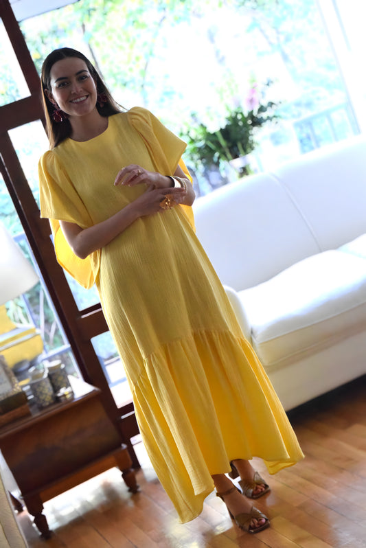 VESTIDO FILIPA - AMARILLO - PREORDER 14 MARZO