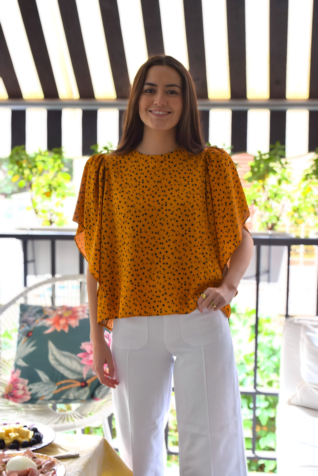 BLUSA FILIPA - ANIMAL PRINT - PRERODER 14 MARZO