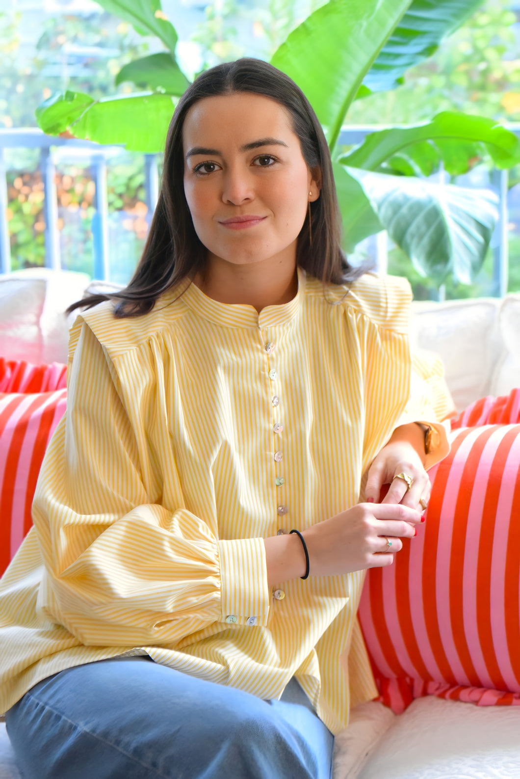 RAFAELA BLOUSE - YELLOW -