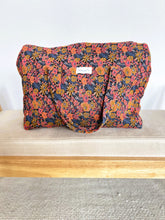 BOLSA CAROLA -  FLORES NARANAJAS -